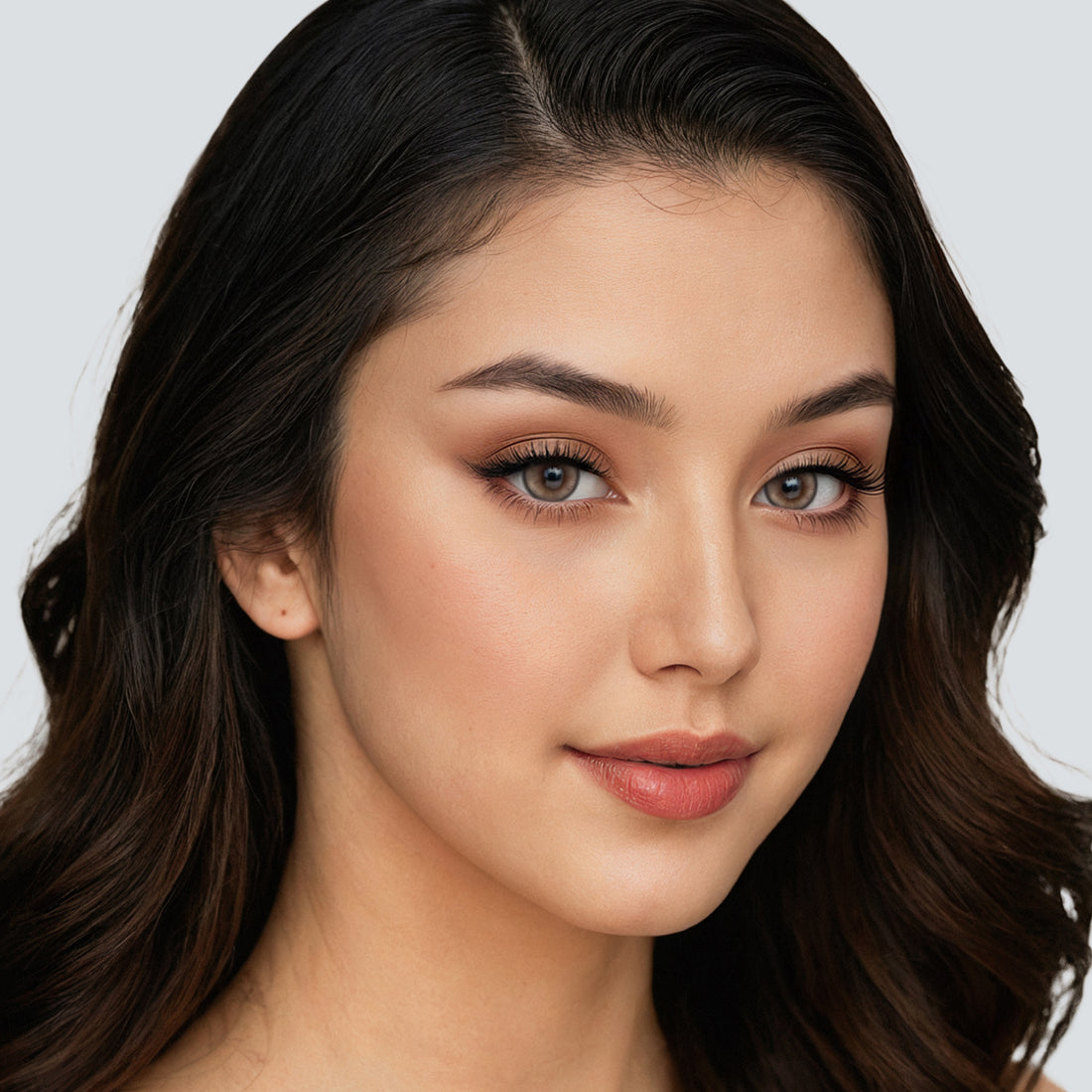Bubble Gray grey color contacts