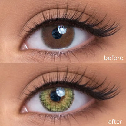 Central Park green color contacts