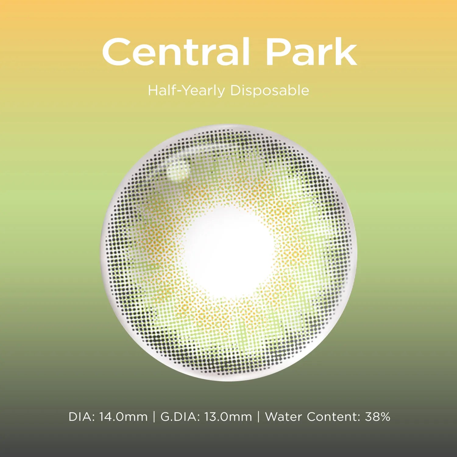 Central Park green color contacts