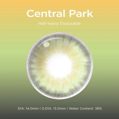 Central Park green color contacts