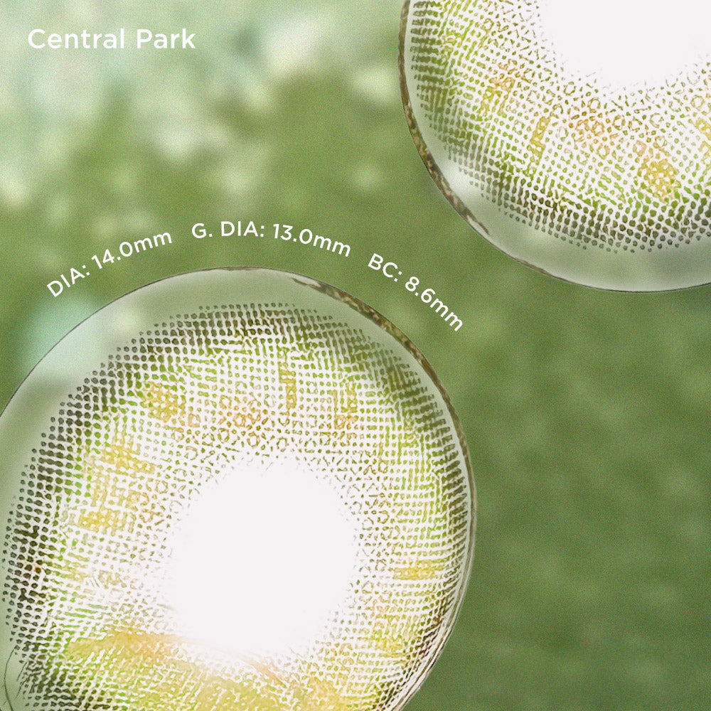 Central Park green color contacts