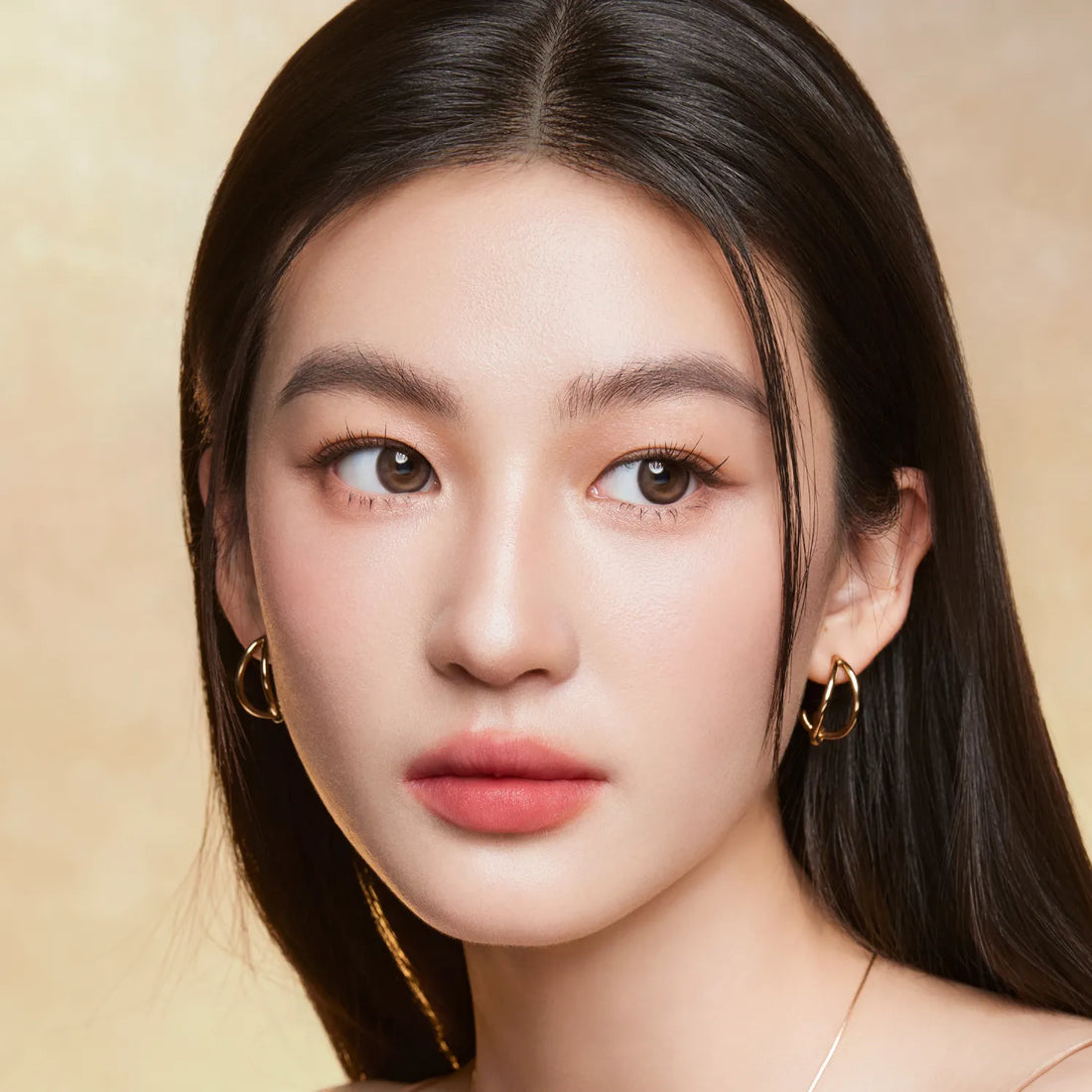 Cold Brew Oolong brown color contacts