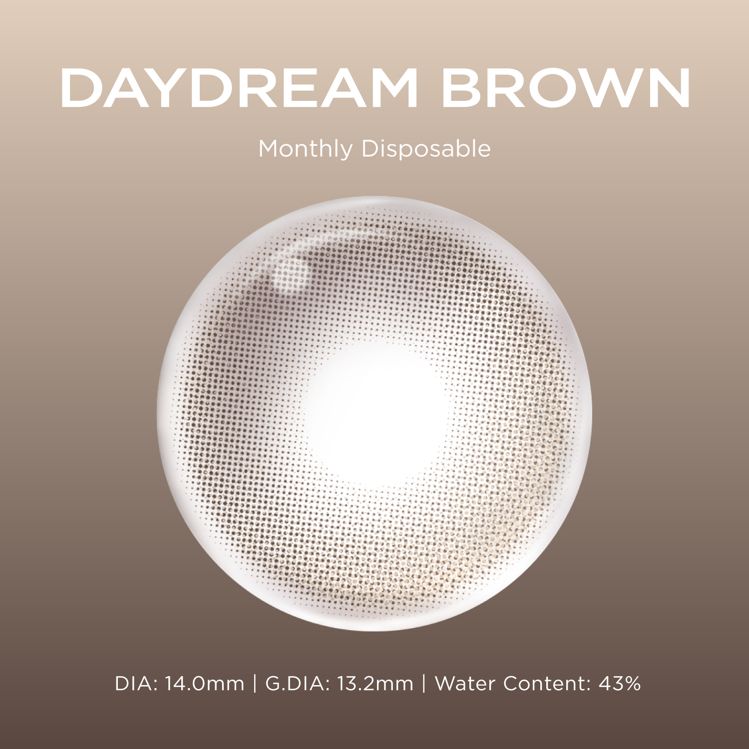 Daydream Brown brown color contacts