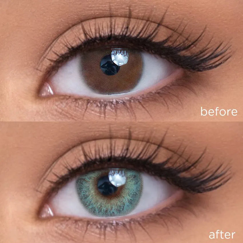 Diva Green green color contacts