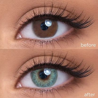 Diva Green green color contacts
