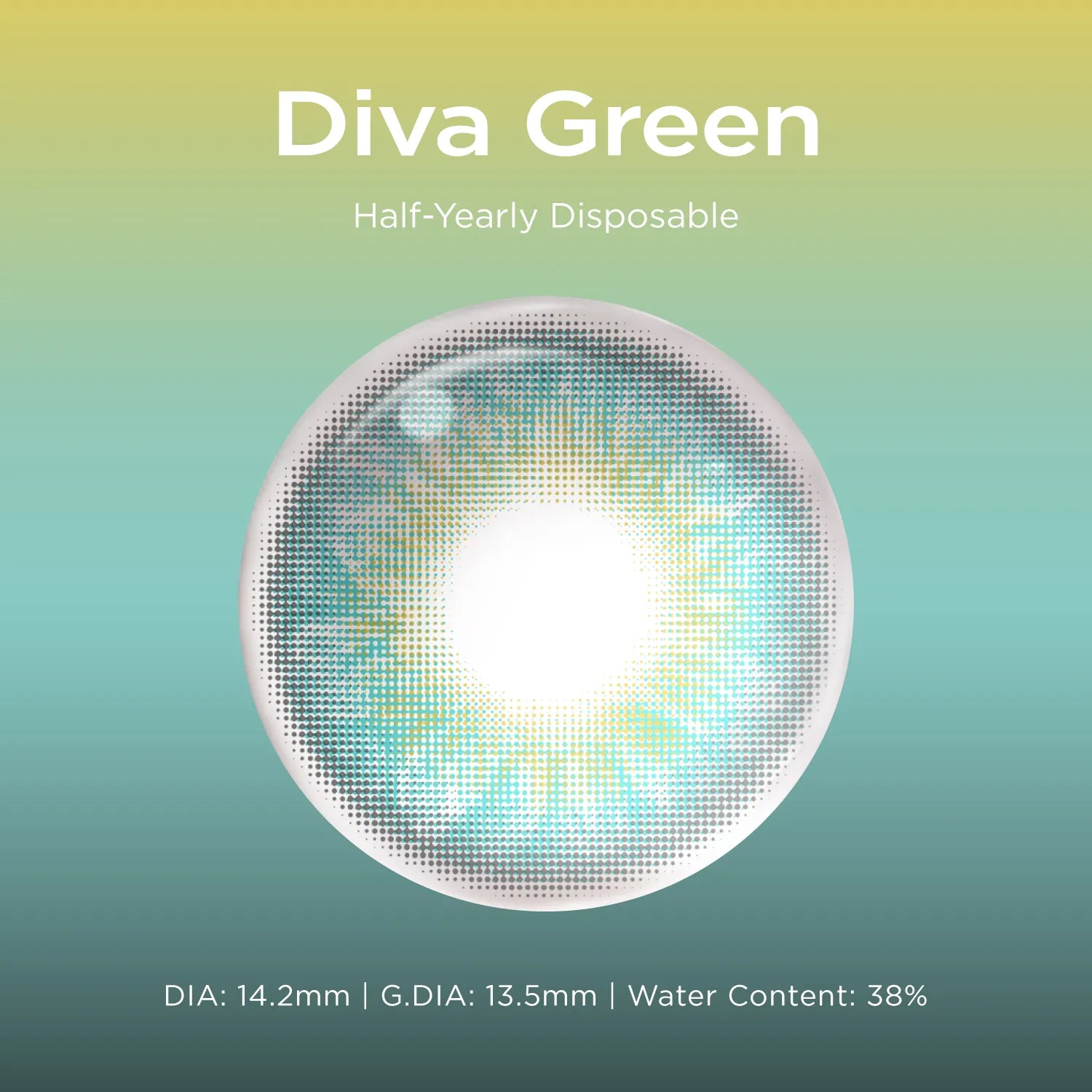 Diva Green green color contacts