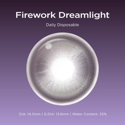 Dreamlight purple color contacts