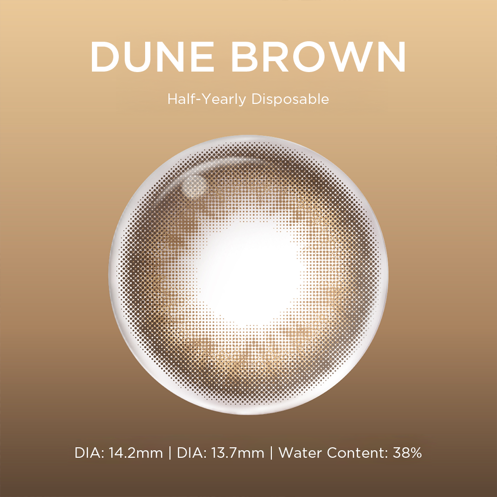 Dune Brown brown color contacts