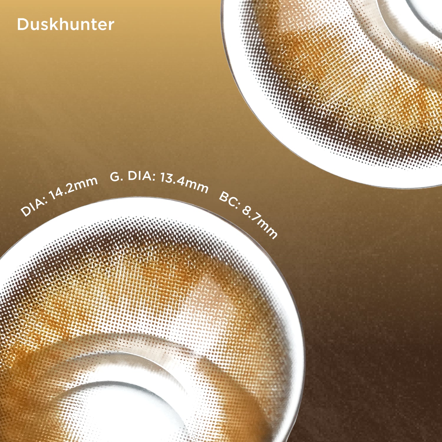 Duskhunter brown color contacts