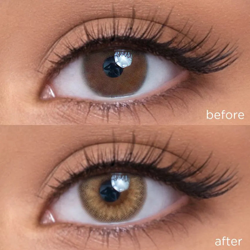 Egyptian Brown brown color contacts