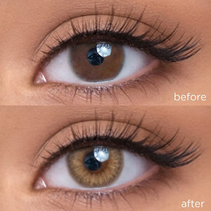 Egyptian Brown brown color contacts