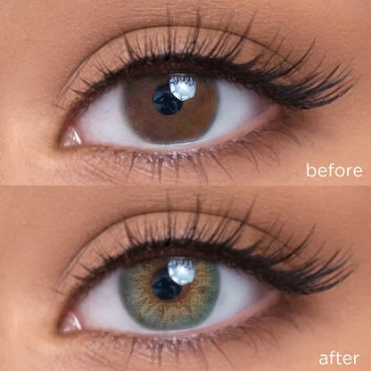 Emerald Green green color contacts