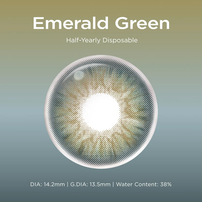 Emerald Green green color contacts