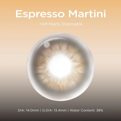 Espresso Martini brown color contacts