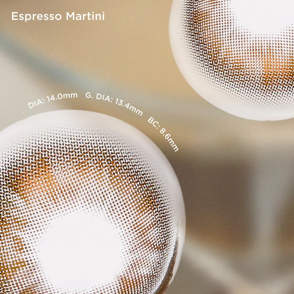 Espresso Martini brown color contacts