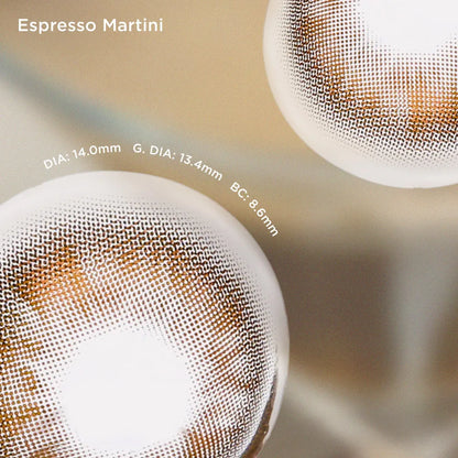 Espresso Martini brown color contacts