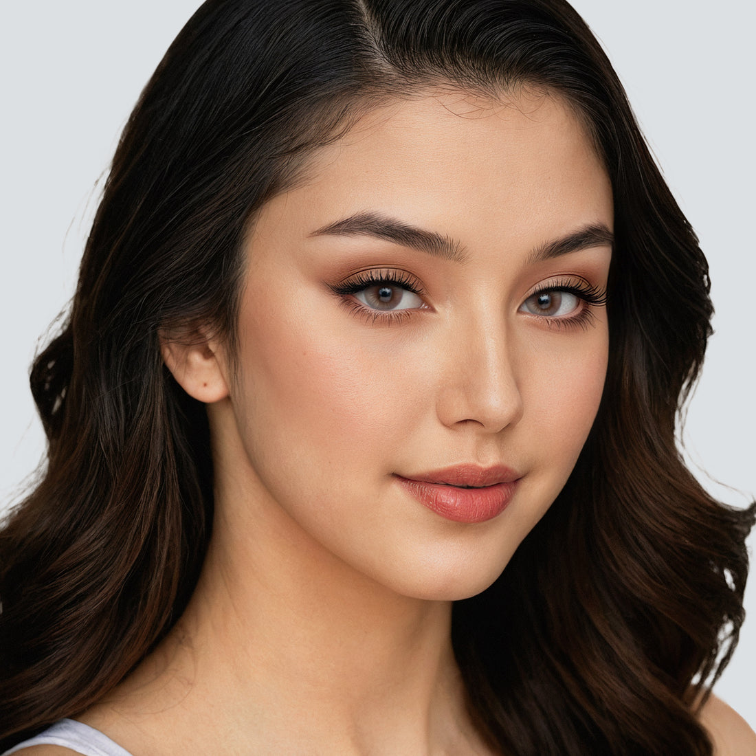 Feather Gray grey color contacts