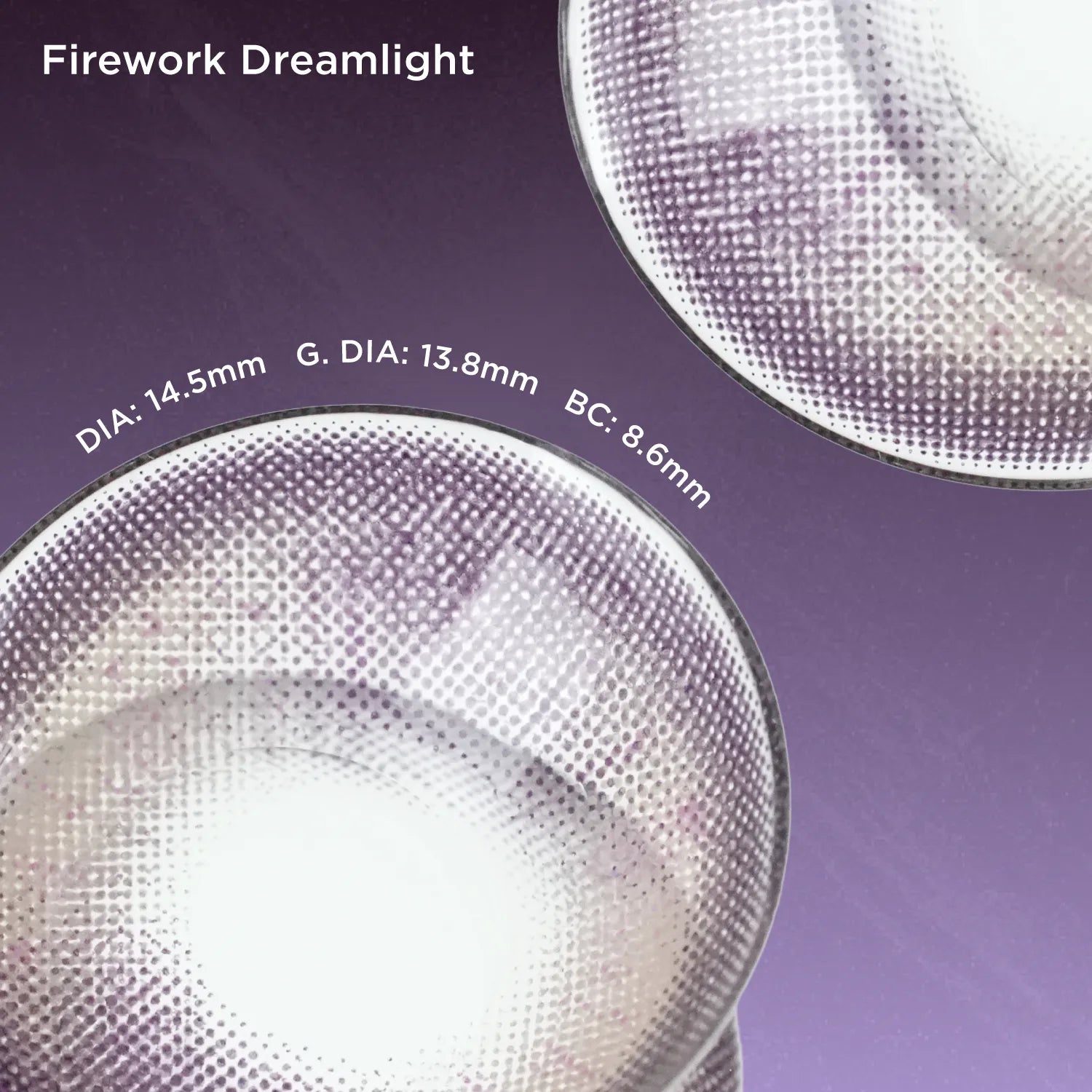 Dreamlight purple color contacts