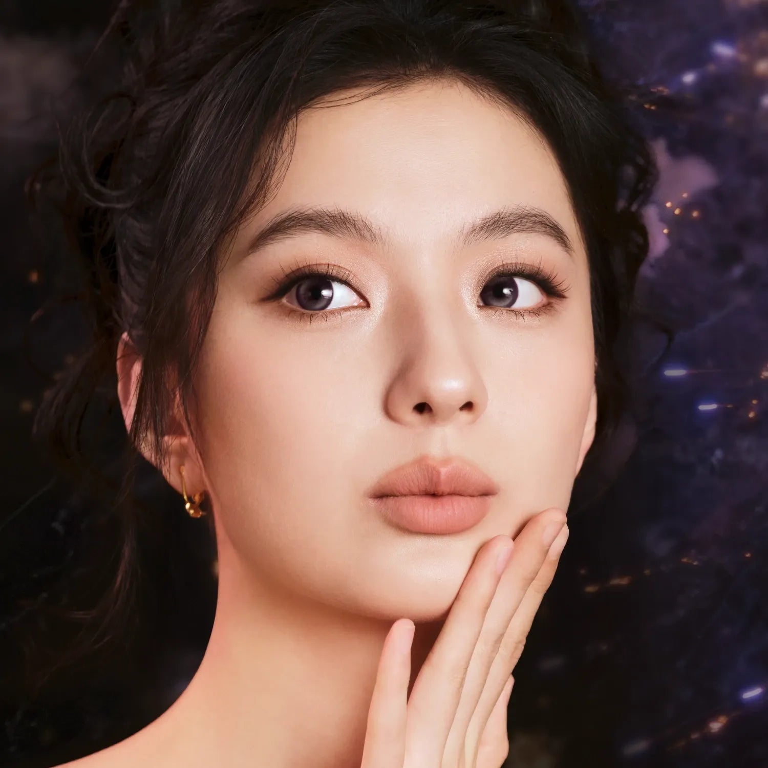 Dreamlight purple color contacts