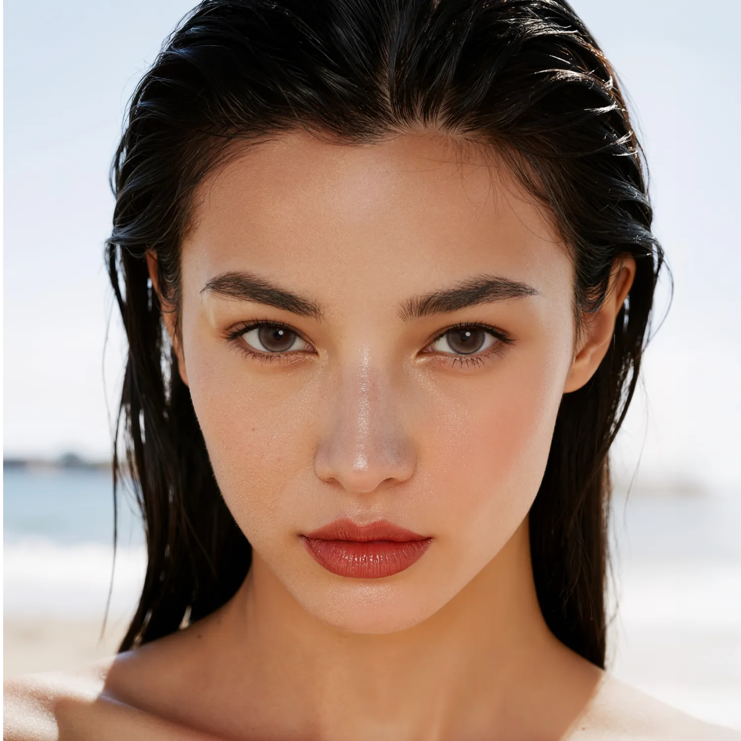 Fresh Brown brown color contacts