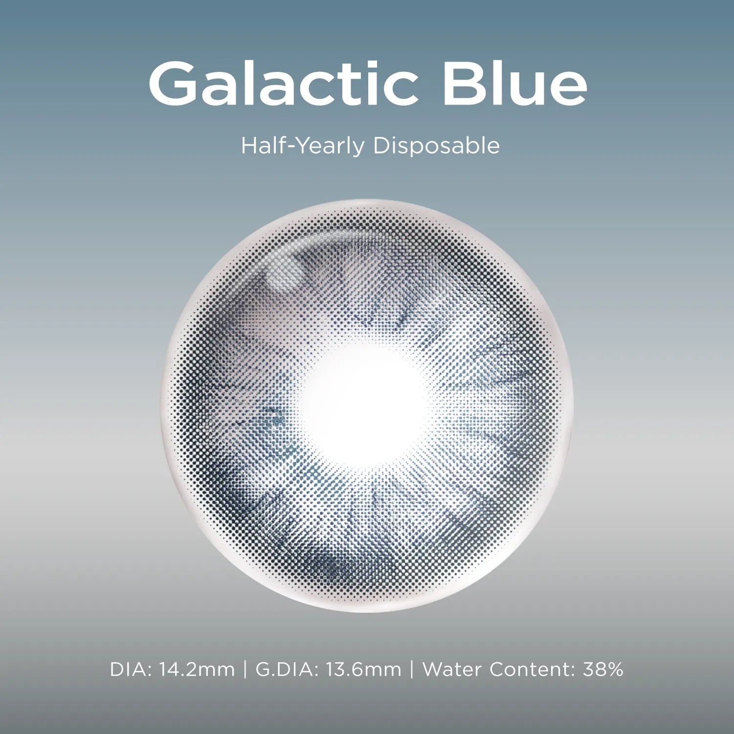 Galactic Blue blue color contacts