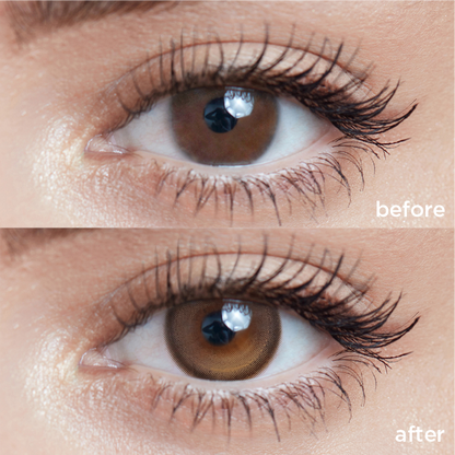Gingerbread Candy brown color contacts