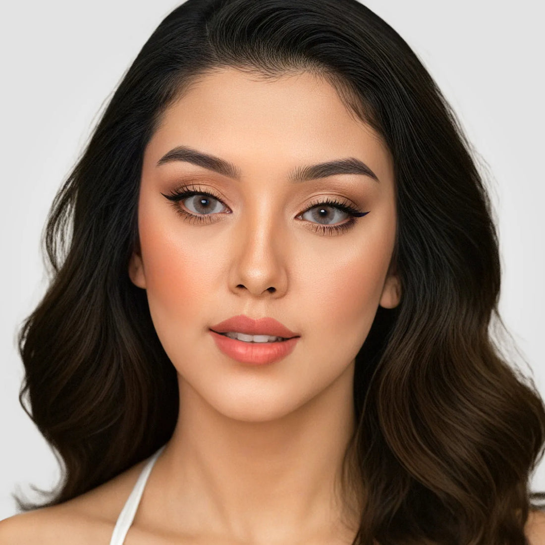 Glacier Gray grey color contacts