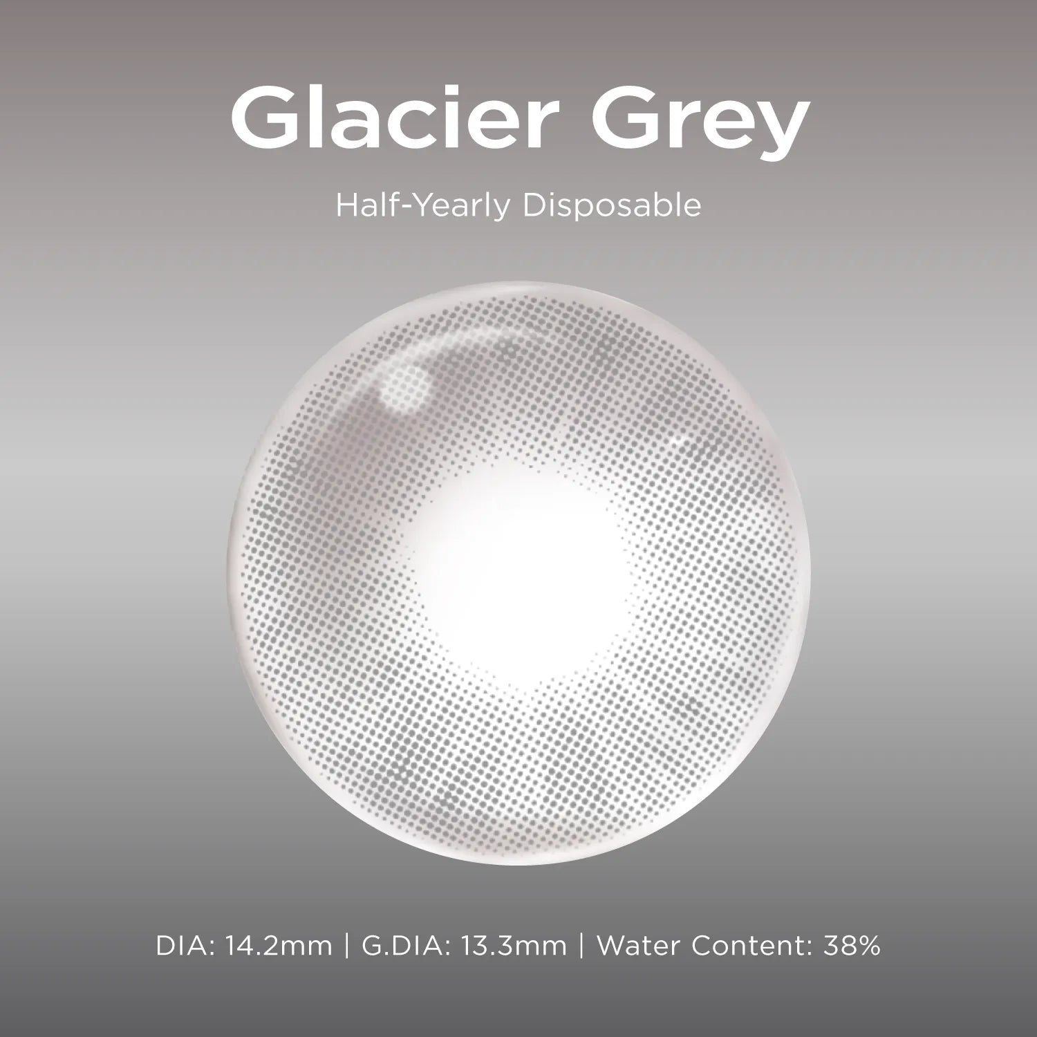 Glacier Gray grey color contacts