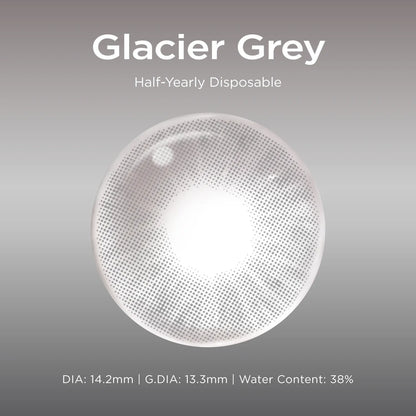 Glacier Gray grey color contacts