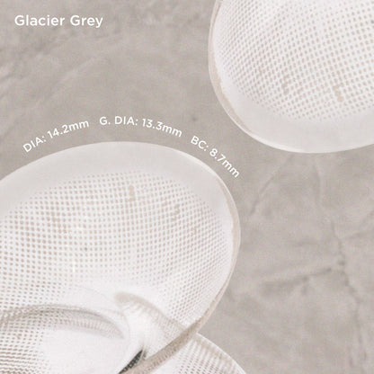Glacier Gray grey color contacts