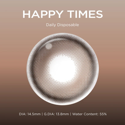 Happy Times brown color contacts