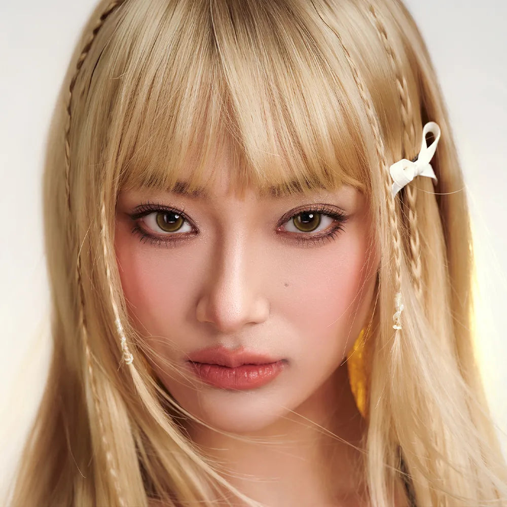 Honey Brown brown color contacts