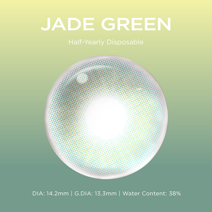 Jade Green green color contacts