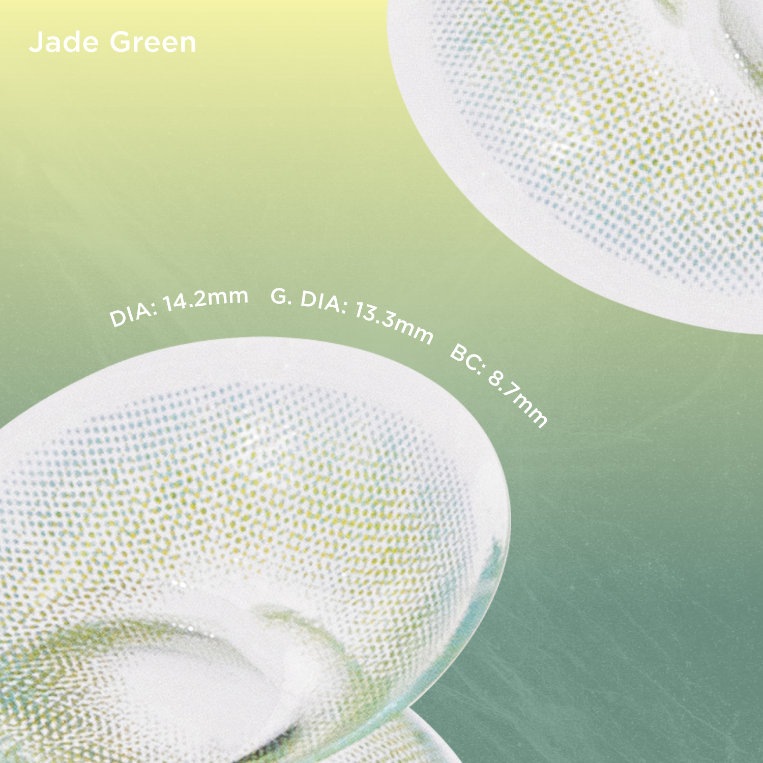 Jade Green green color contacts