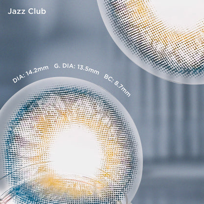Jazz Club blue color contacts