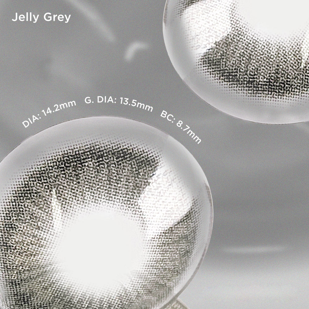 Jelly Gray grey color contacts