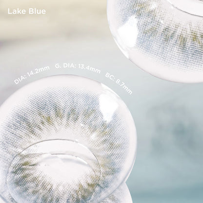 Lake Blue blue color contacts