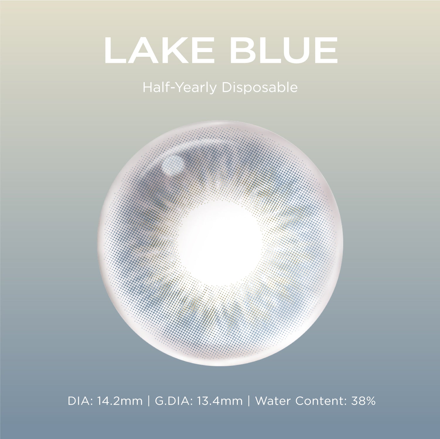 Lake Blue blue color contacts