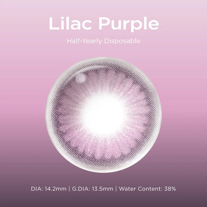 Lilac Purple purple color contacts