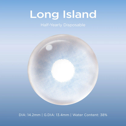 Long Island blue color contacts