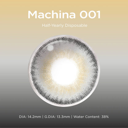 Machina001 grey color contacts