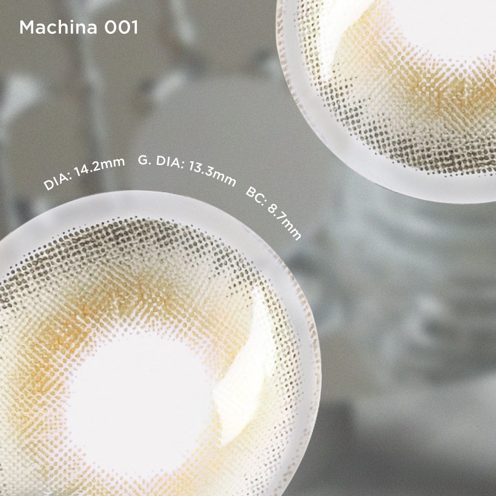 Machina001 grey color contacts