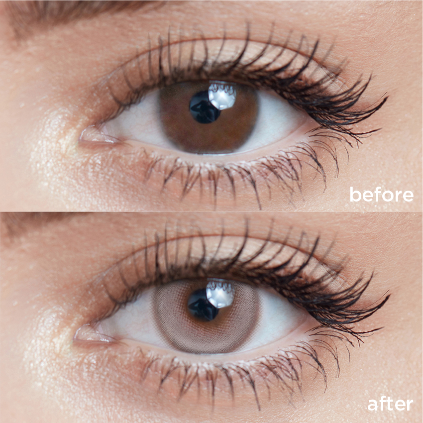 Marshmallow Toast grey color contacts
