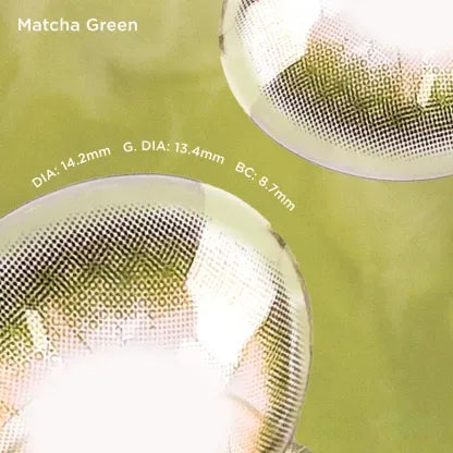 Matcha Green green color contacts