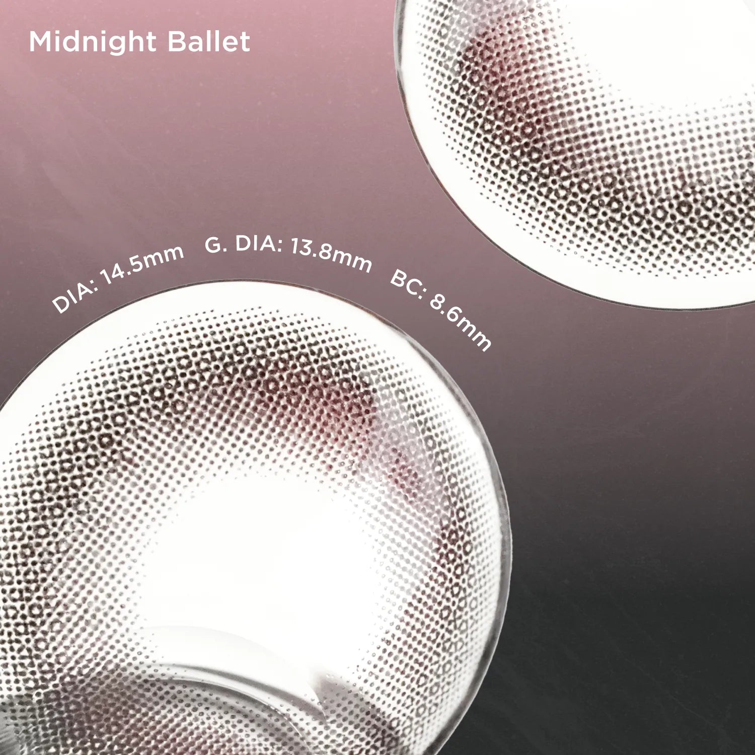 Midnight Ballet black color contacts