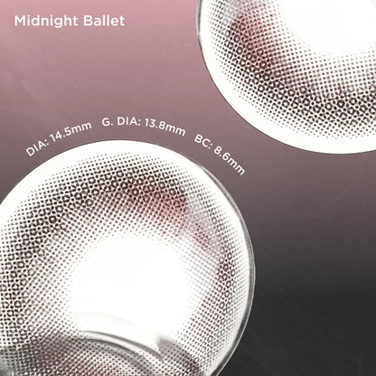 Midnight Ballet black color contacts