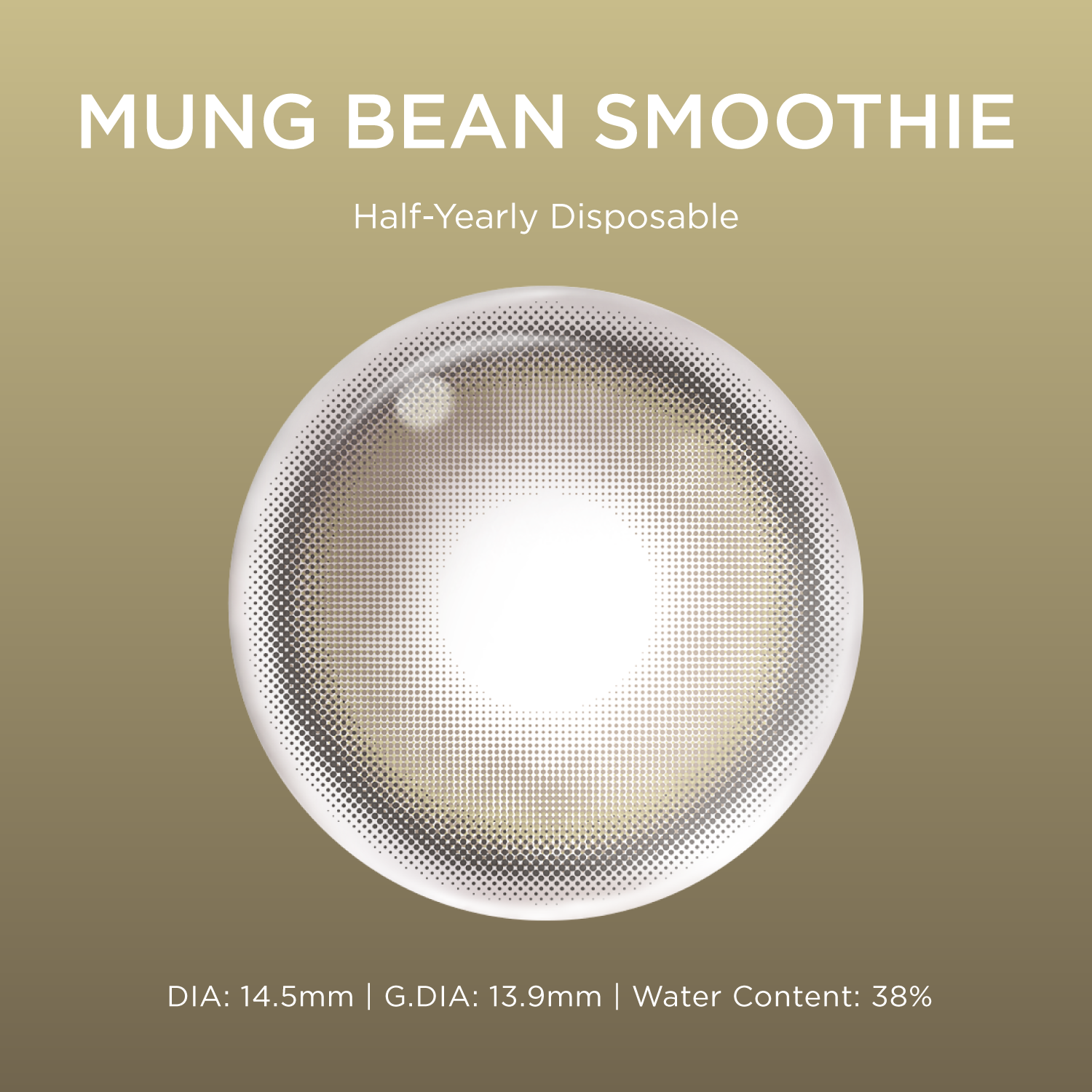 Mung Bean Smoothie green color contacts