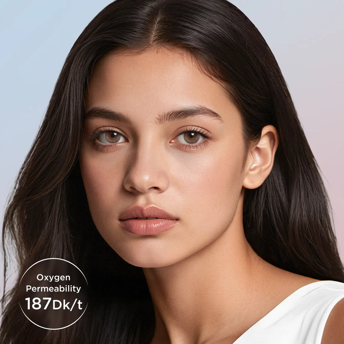 Breathe+ Oolong Brown silicone hydrogel color contacts