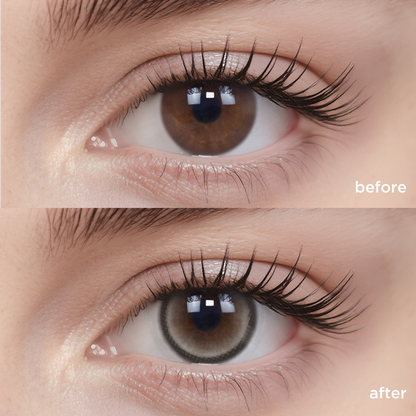 Oreo Gray grey color contacts