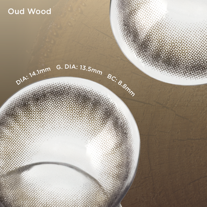 Breathe+Oud Wood silicone hydrogel color contacts